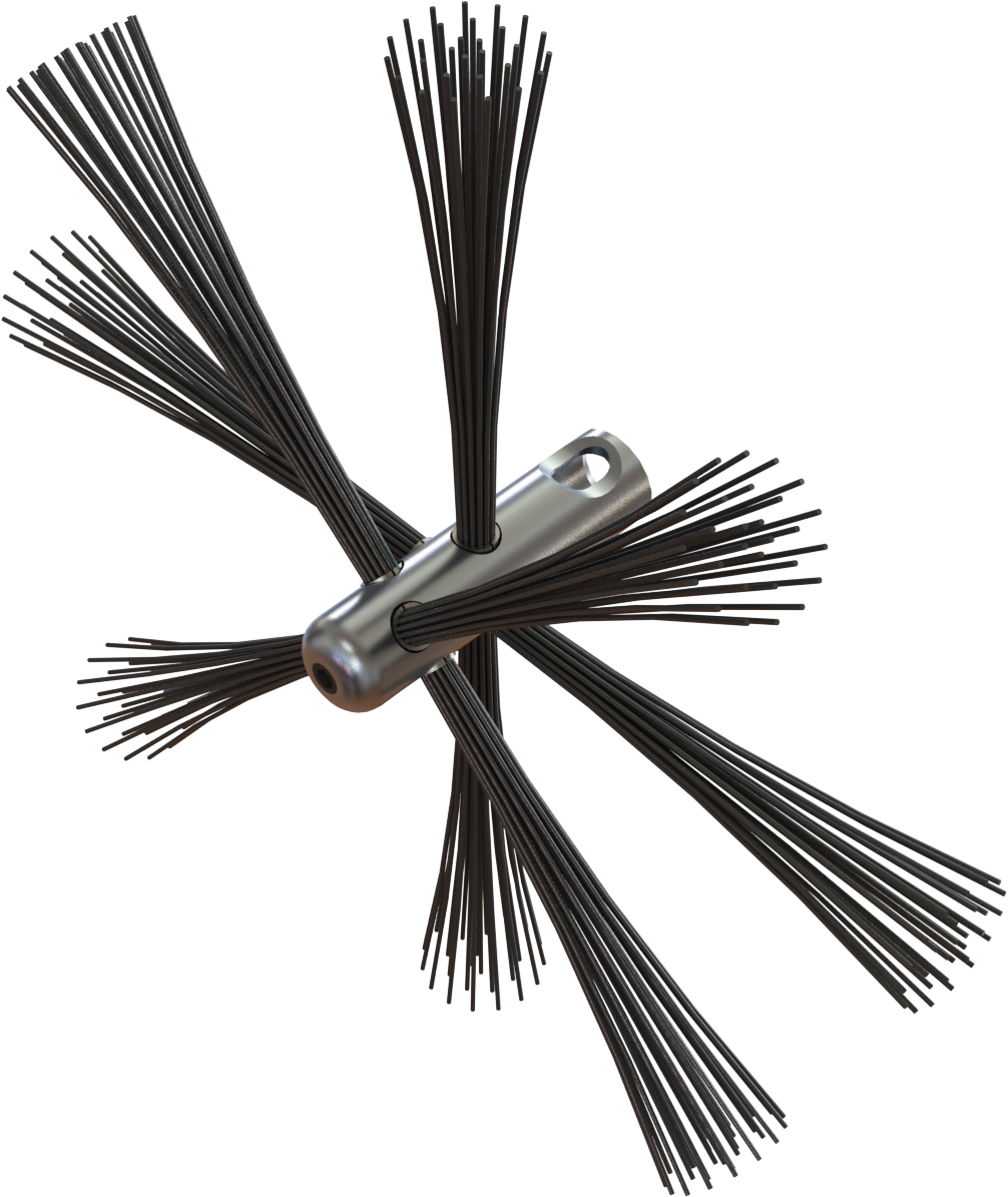 Tornado LIGHT ventilation head with soft nylon bristles