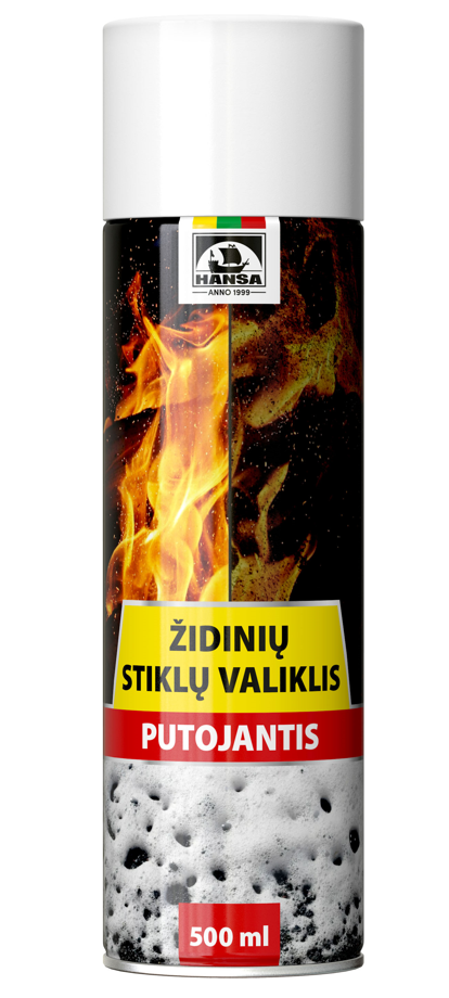 Fireplace Glass Cleaner – 500 ml Aerosol