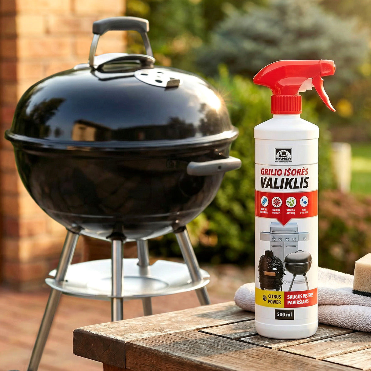 HANSA Grill Exterior Cleaner, 500 ml