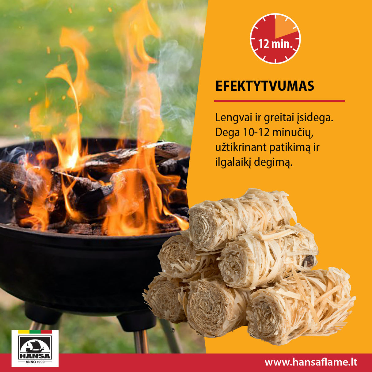 HANSA Fire starters, 2.5 kg