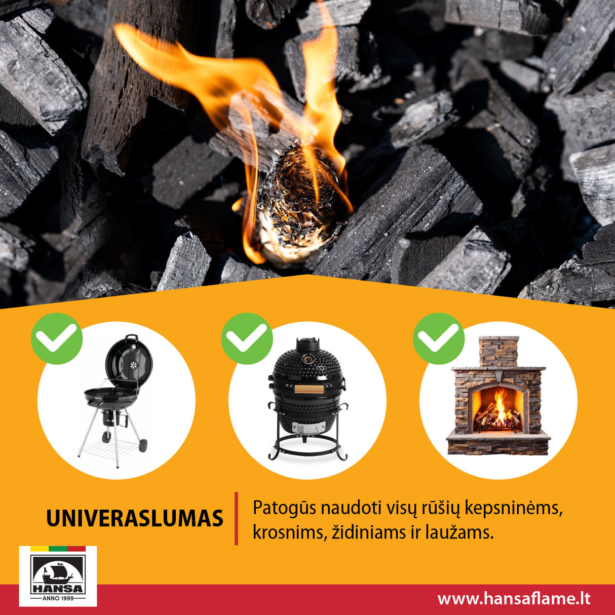 HANSA Fire starters, 2.5 kg