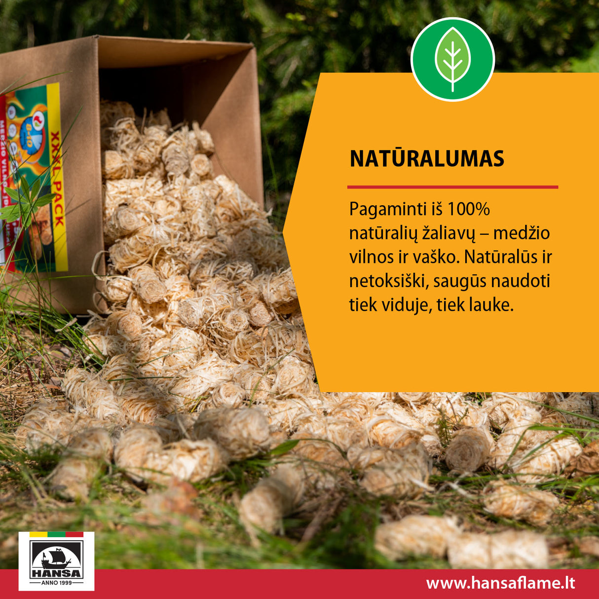 HANSA Fire starters, 2.5 kg