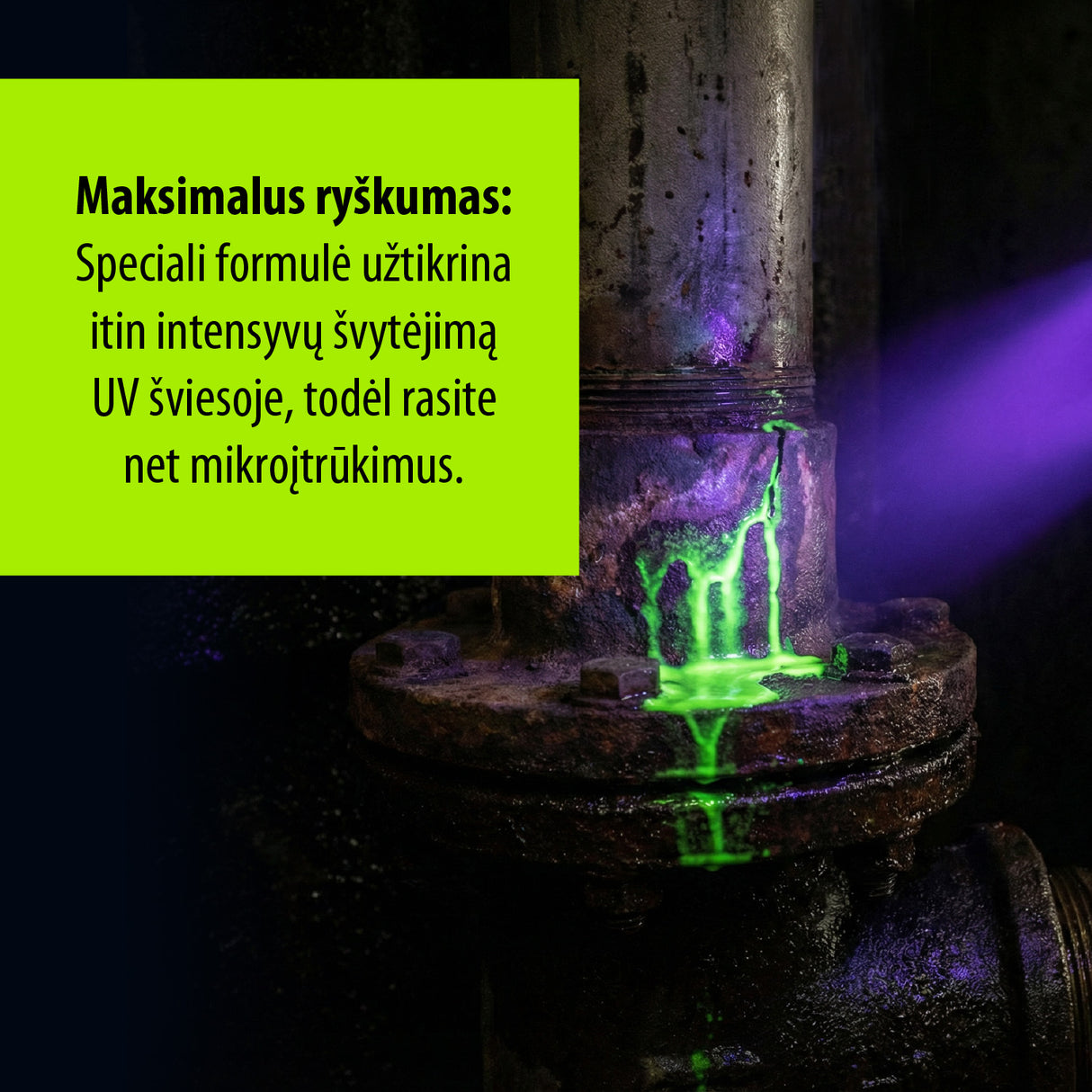 Nuotėkio aptikimo skystis