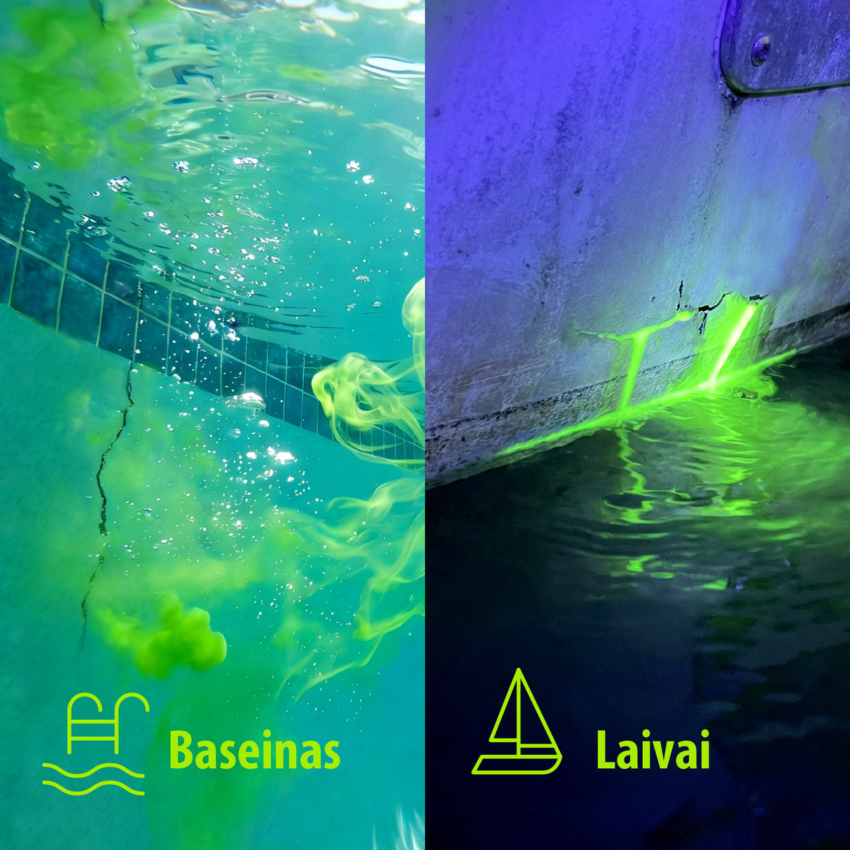 Nuotėkio aptikimo skystis