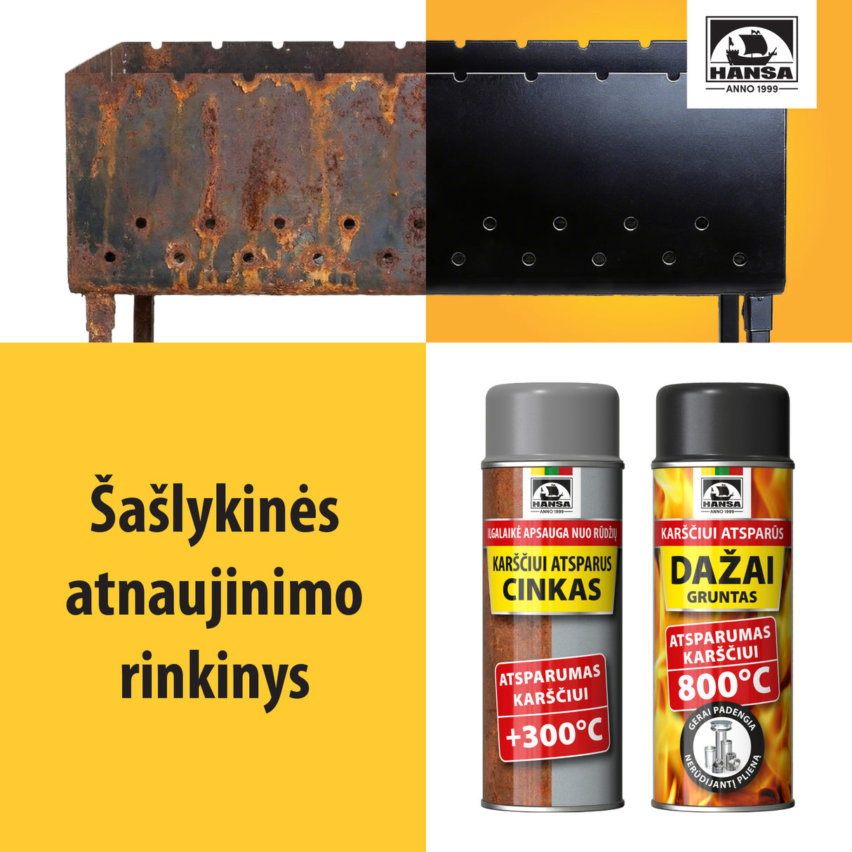 Šašlykinės atnaujinimo rinkinys