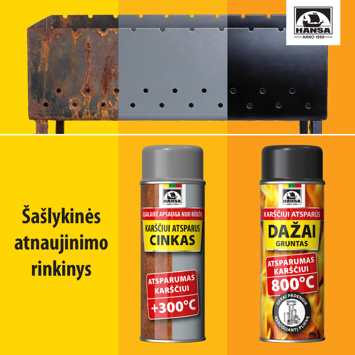 Šašlykinės atnaujinimo rinkinys