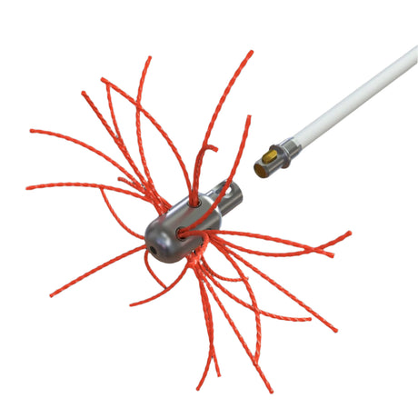 Tornado PRO (⌀17): Aluminum brush head with nylon bristles, ø 45 cm in diameter Brushes Hansaflame