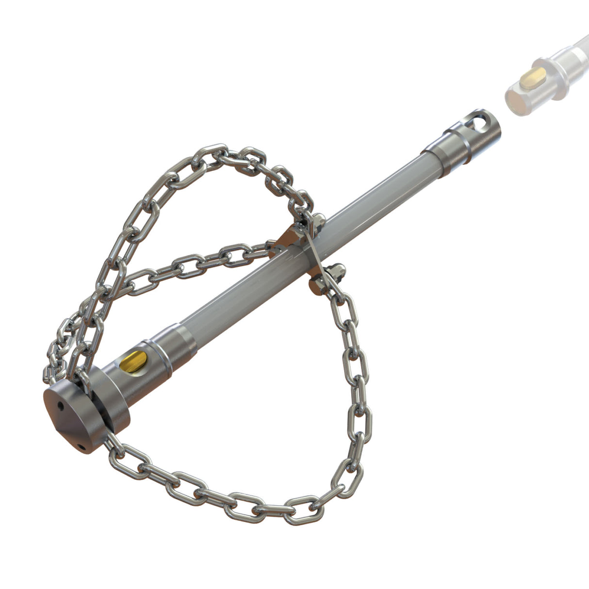 Tornado (⌀12): galvutė su apvalia grandine