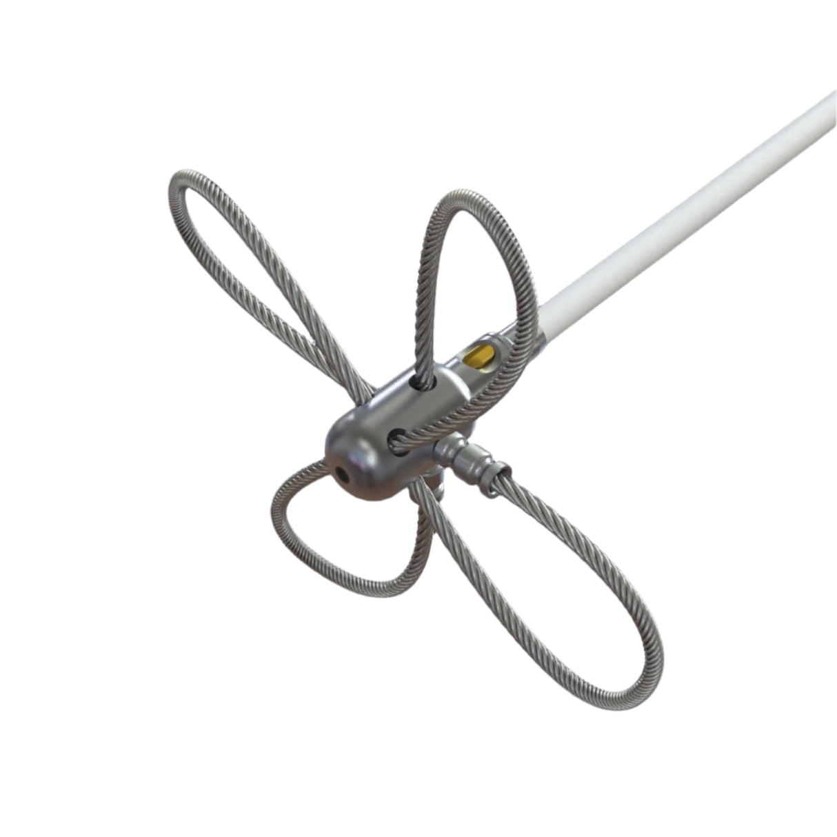 Tornado PRO (⌀17): Aluminum brush head with stainless steel cable, ø 35 cm in diameter Brushes Hansaflame