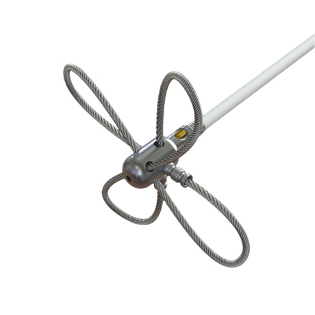 Tornado PRO (⌀17): Aluminum brush head with stainless steel cable, ø 35 cm in diameter Brushes Hansaflame