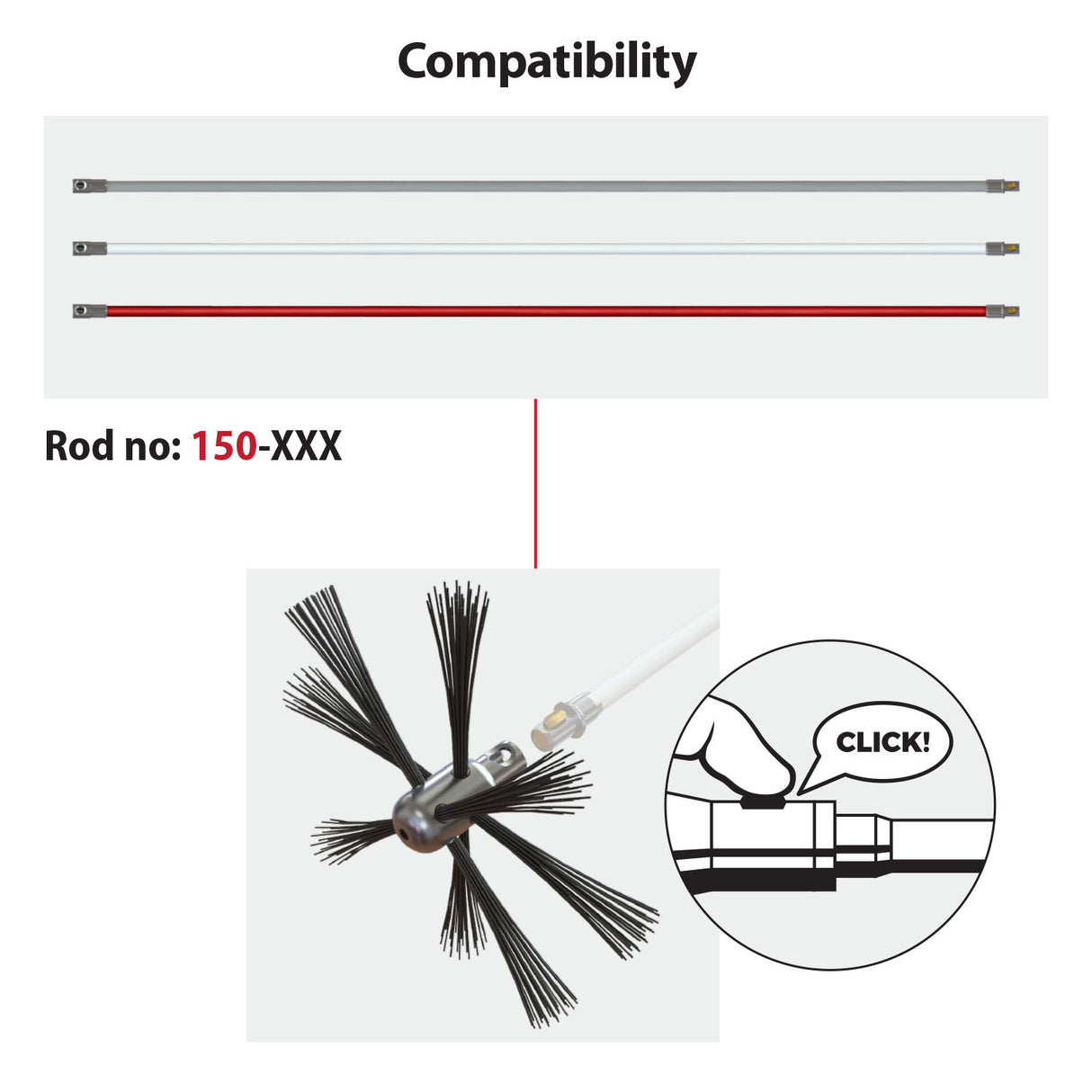 Tornado (⌀12): ventiliacijos galvutė su minkštais nailoniniais šereliais