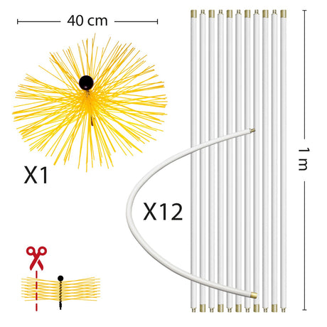 Mechanical Chimney Cleaning Kit (M12)