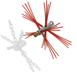 Tornado (⌀12): COMBO brush with nylon bristles. Additional part for all the heads