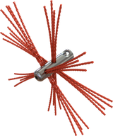 HANSA Tornado (⌀12): LICHT Universele kop met nylonborstels