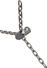 Tornado (⌀12): galvutė su 3 segmentų grandine ir ardančia priekine dalimi