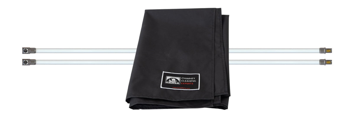 2 Tornado PRO rods + HANSA protective sheet (150 cm x 200 cm)