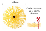 Chimney Cleaning Kit: 1m x 8 + 400mm Brush (Total Length: 8m)