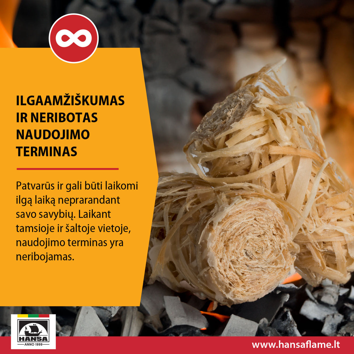 HANSA Fire starters, 2.5 kg