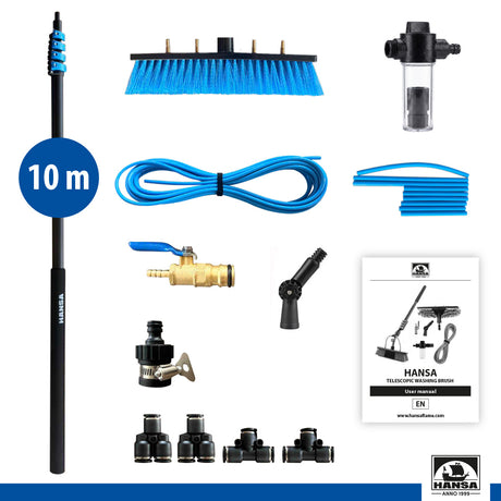 Telescopic cleaning, 10m