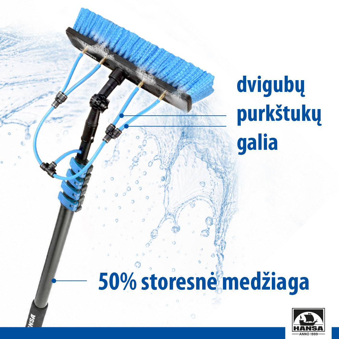 Telescopic cleaning, 6m