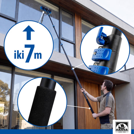 Telescopic cleaning, 6m