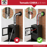 TORNADO COBRA Ø8 mm Flue & Chimney Connector Cleaning Kit