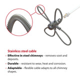TORNADO HOME ULTIMATE Chimney Cleaning Kit (⌀12)