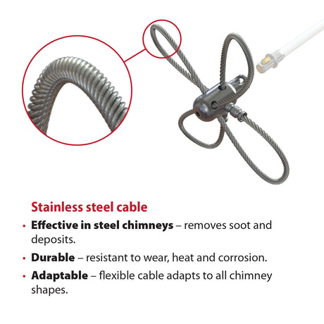 TORNADO HOME ULTIMATE Chimney Cleaning Kit (⌀12)