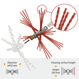 Tornado PRO (⌀17): COMBO Chimney Brush with nylon bristles. Additional part for all the head