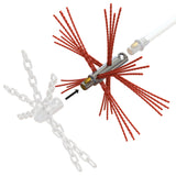 Tornado PRO (⌀17): COMBO Chimney Brush with nylon bristles. Additional part for all the head