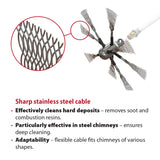 Tornado (⌀12): Tête avec câble pointu