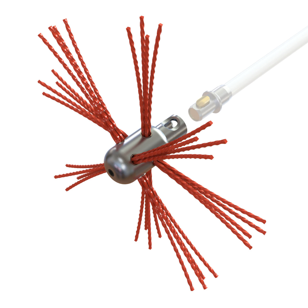 HANSA Tornado(⌀12): Universele kop met nylonborstels (150-2)