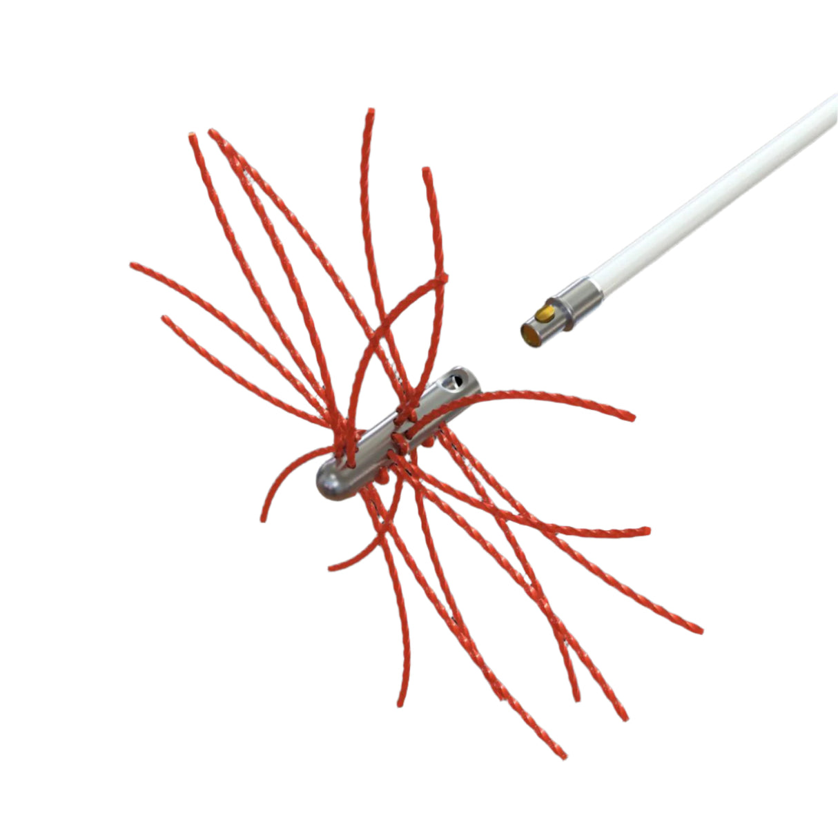 Tornado PRO (⌀17): Aluminum brush head with nylon bristles, ø 20 cm in diameter Brushes Hansaflame