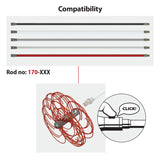 HANSA Tornado PRO (⌀17): Dubbele Schroefborstel met Nylonharen (170-19)