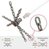 Tornado PRO (⌀17): kamino šepečio grandinė su 6 segmentais