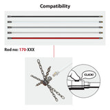 Tornado PRO (⌀17): kamino šepečio grandinė su 6 segmentais
