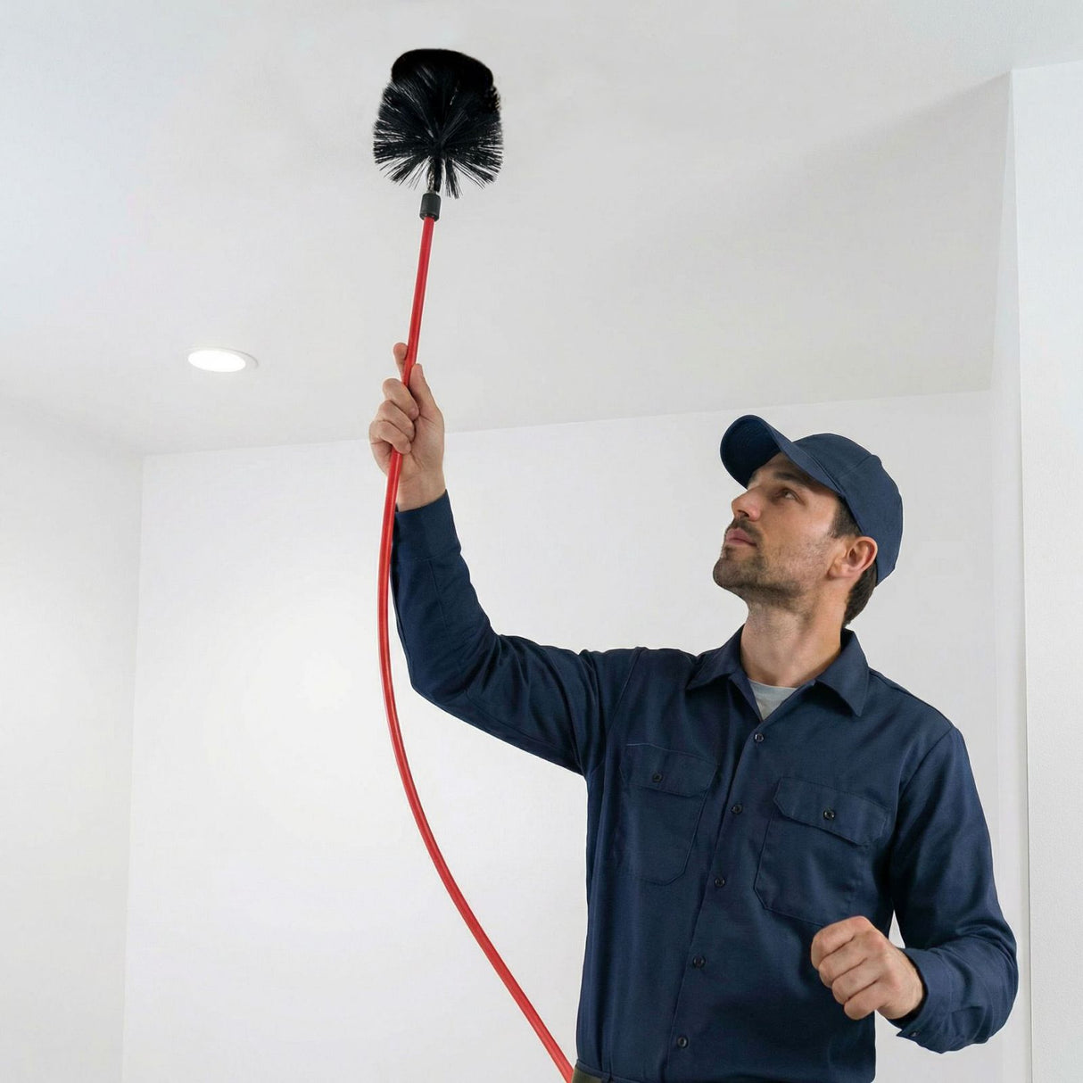 TORNADO COBRA VENT air duct cleaning kit with one piece flexible shaft