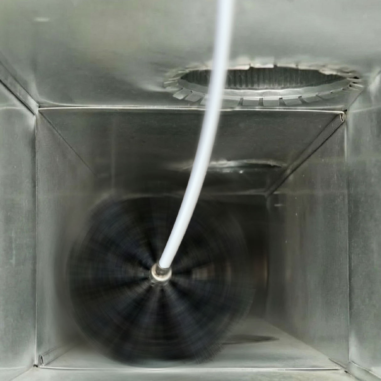 air duct cleaning brush with nylon bristles for ventilation systems