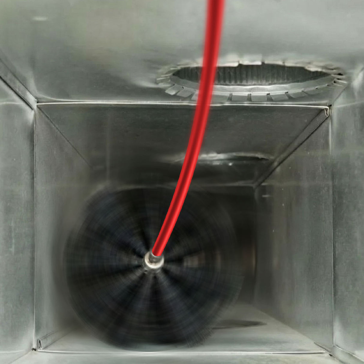 air duct cleaning brush with nylon bristles for ventilation systems