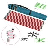 TORNADO HOME Super flexi Chimney Cleaning Kit for Pellet Stove Chimneys (⌀12)